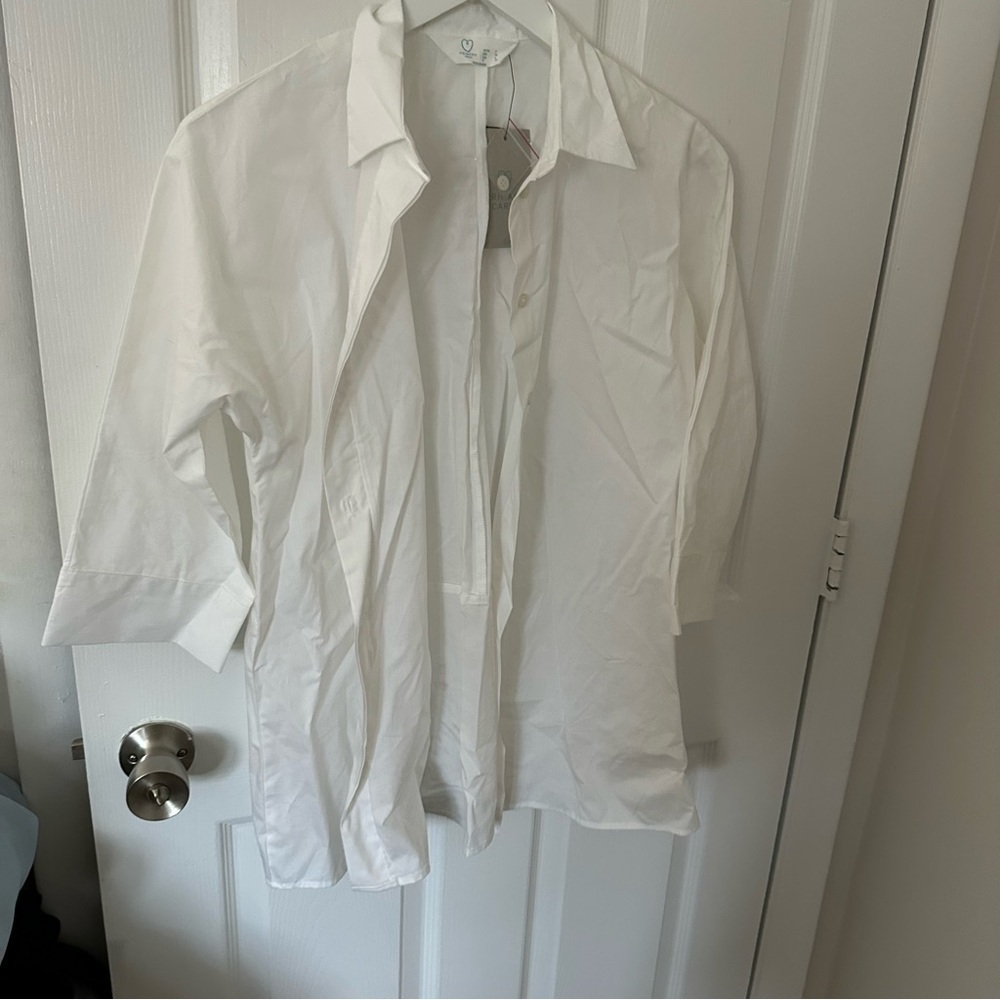 White Collared Shirt
